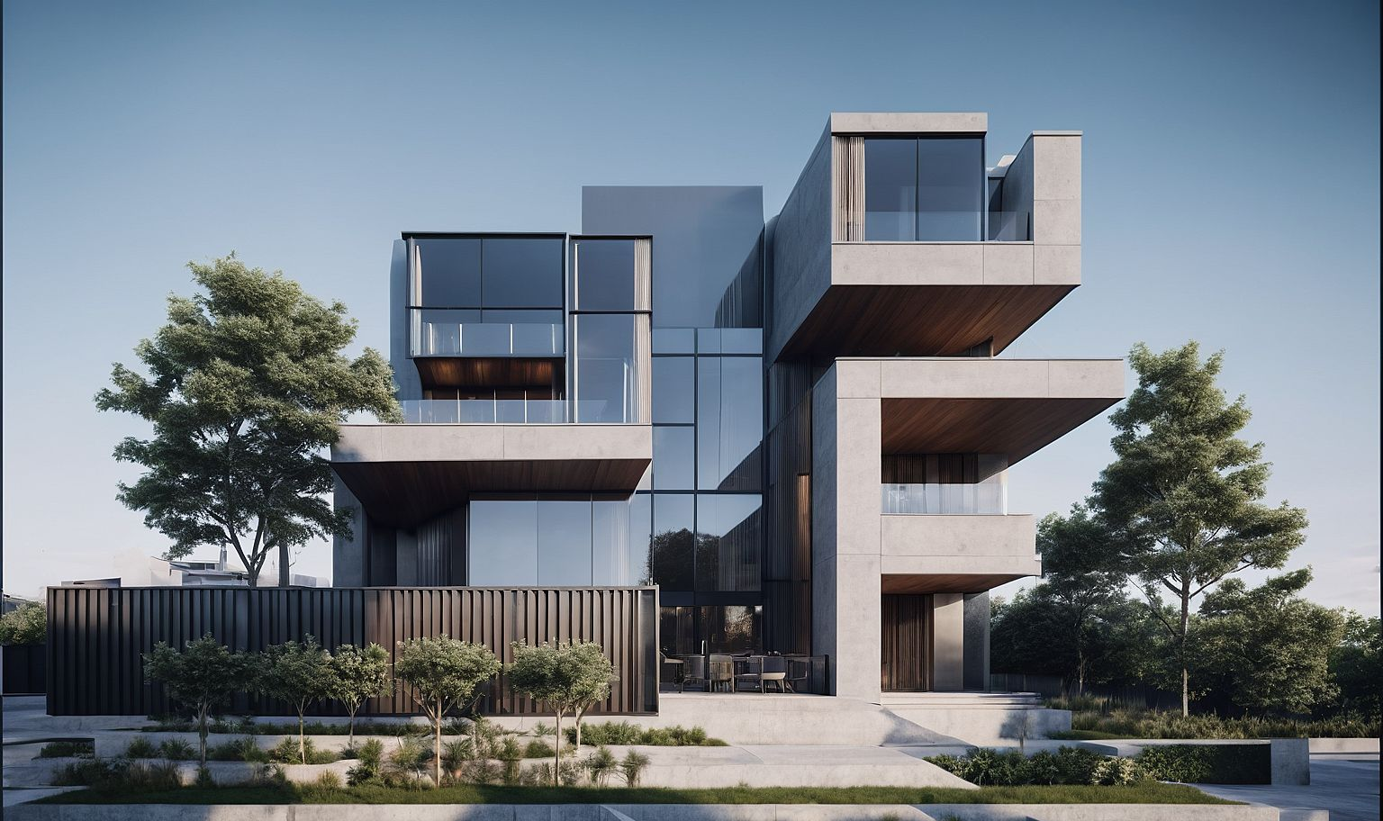sustainable modern villa Design and Implementation by Paso Studios architects and interior design in Qatar