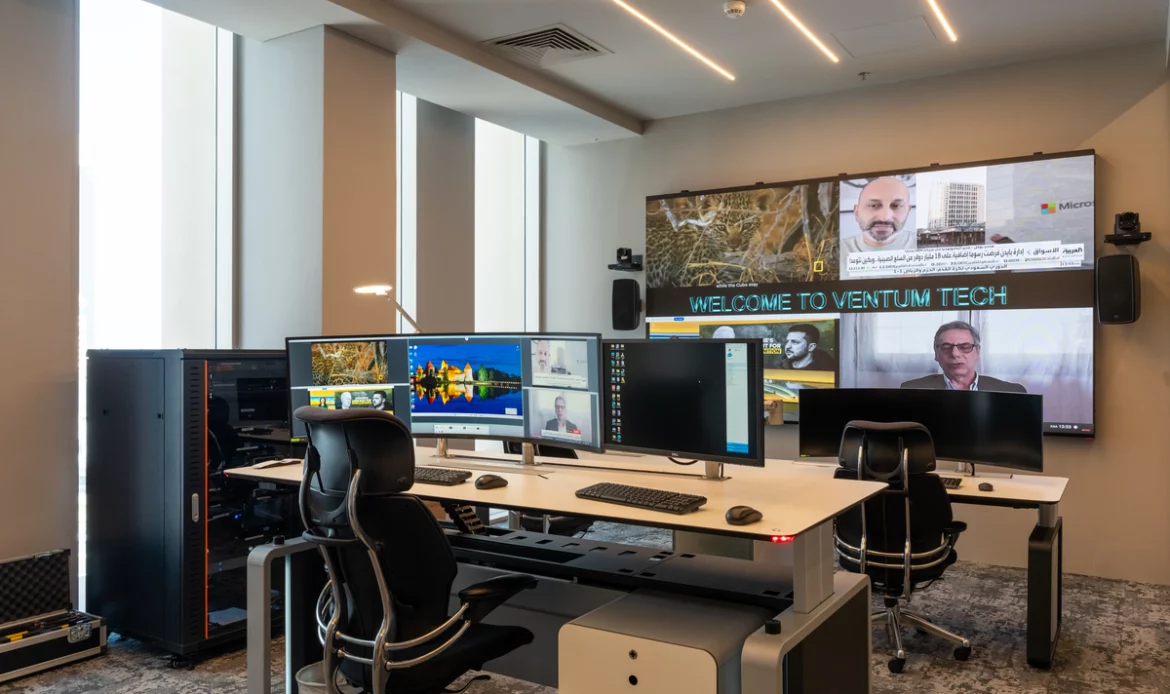 Office Design Ventum Tech by Paso Studios interior design in Qatar