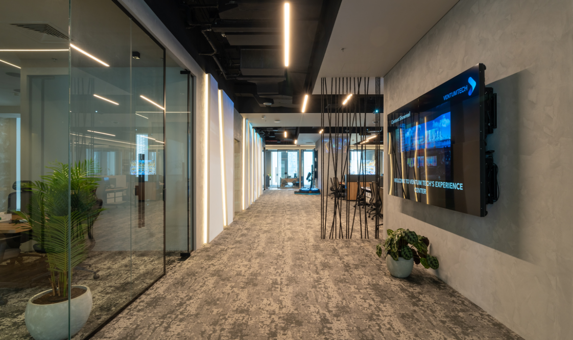 Office Design Ventum Tech by Paso Studios interior design in Qatar
