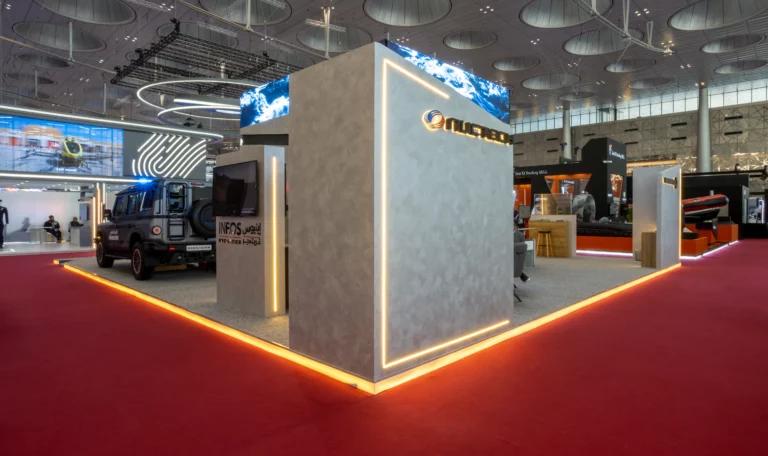 Ventum Tech Booth Design by Paso Studios interior design in Qatar