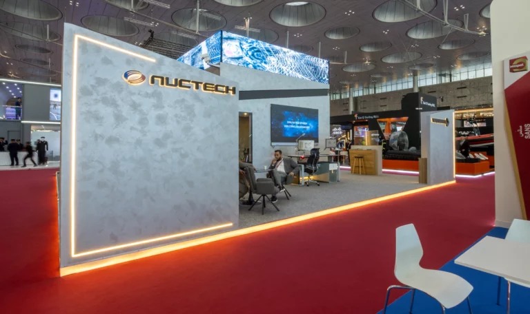Ventum Tech Booth Design by Paso Studios interior design in Qatar