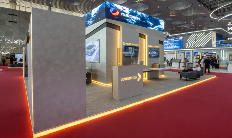 Ventum Tech Booth Design by Paso Studios interior design in Qatar