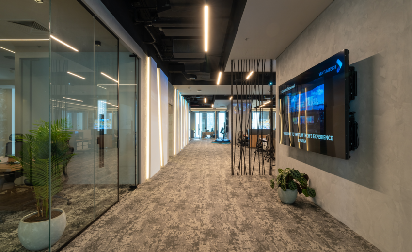 Office Design Ventum Tech by Paso Studios interior design in Qatar
